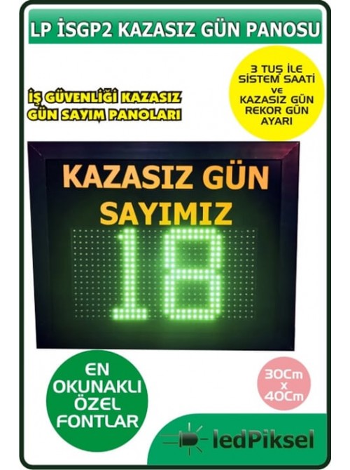 İŞ KAZASIZ GÜN SAYACI LP_İSGP2 (153.09.06.02)