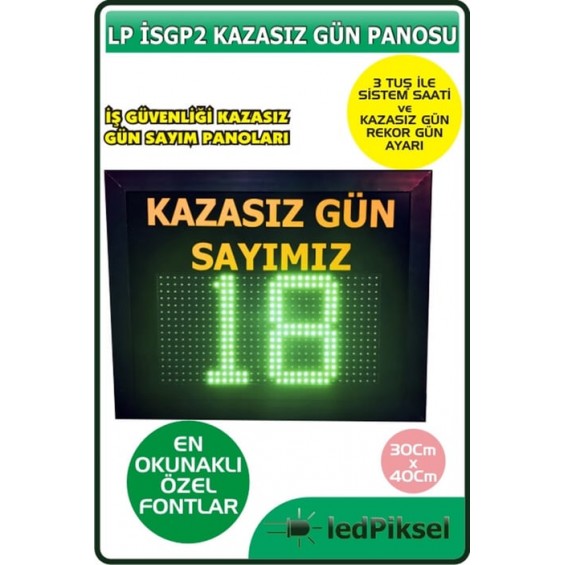 İŞ KAZASIZ GÜN SAYACI LP_İSGP2 (153.09.06.02)