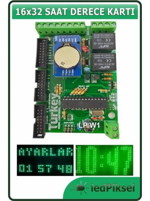 SAAT DERECE KARTI 16x32 LPW1 (153.04.03.01)